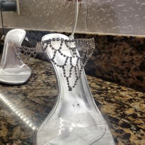 Stuart Weitzman crystal heels